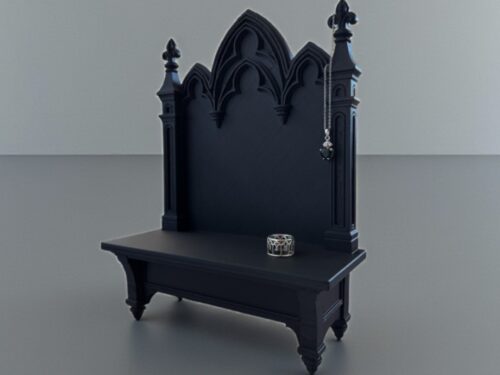 Gothic Cathedral Stand  Jewelry Stand Goth Home