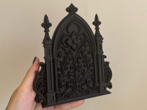Gothic Wall Plaque  Ornamental Arch Frame Goth