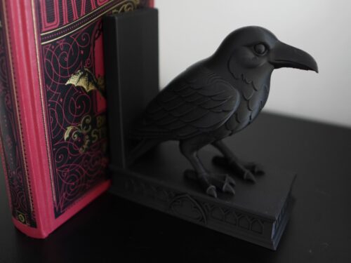 Gothic Raven Bookends Crow Book End Gothic Home
