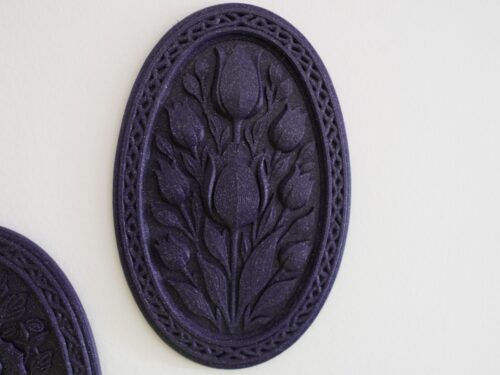 Gothic Carved Tulip Frame Gothic Decor Wall Decor