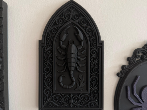 Gothic Scorpion Frame Cathedral Wall Decor Ornate
