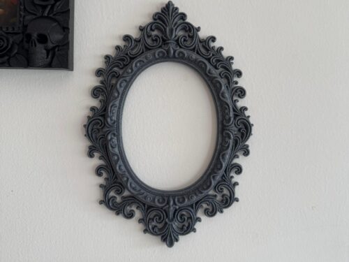 Gothic Ornate Frame Goth Oval Frame Victorian