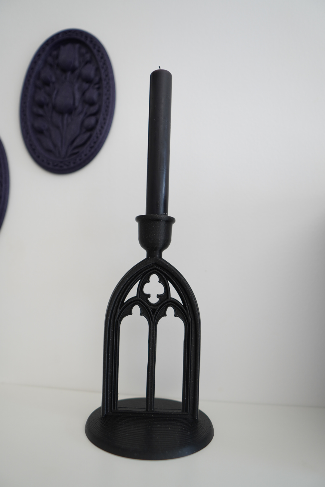 Gothic Cathedral Arch Candle Holder for Taper Candles - Image 2